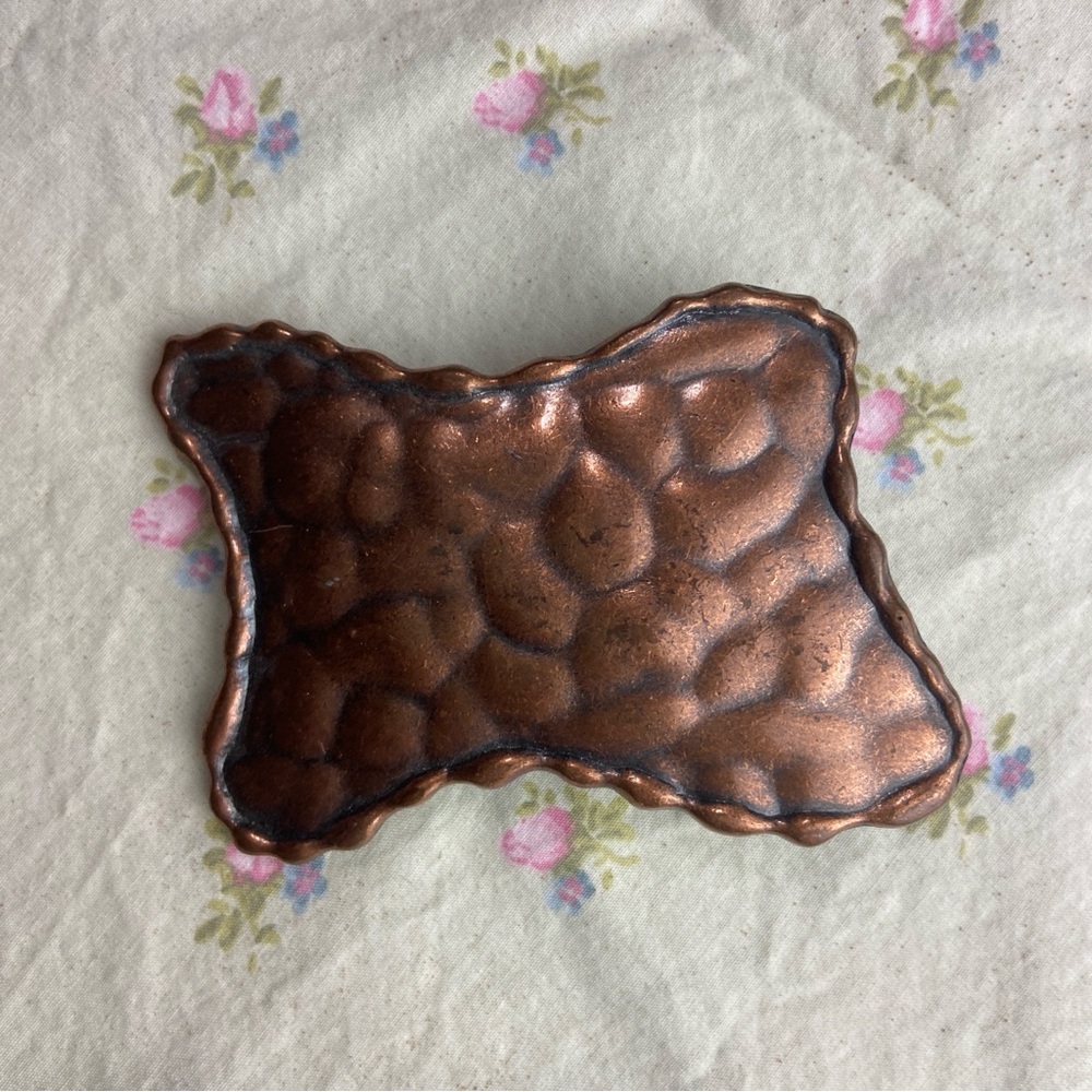 ♥️6 Hour SALE♥️ Unisex Copper Textured Belt Buckle